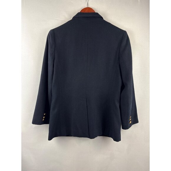 Vintage Pantter Wool Navy Blazer Jacket With Gold Buttons - Picture 4 of 7